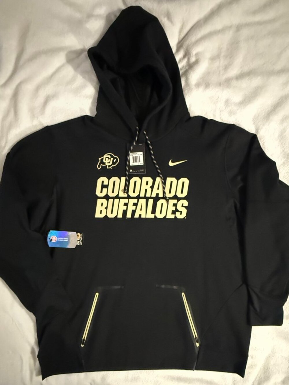 Colorado Buffaloes Nike Sideline Dri-FIT Therma Performance Hoodie Black 3XL NWT